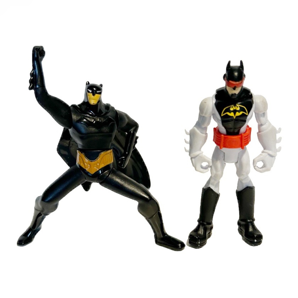 DC Comics Batman Action Figure Toys Posable Dolls Dark Knight Black White Hero